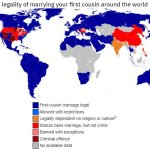 Marrying first cousin map