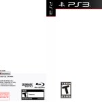 Blank PS3 Game Cover