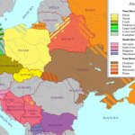 Slavic languages map