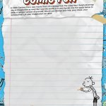 Diary of a Wimpy Kid Activity