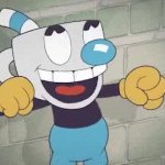 Mugman Dancing GIF Template