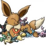 Eevee and the baby Eeveelutions