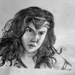 Wonder Woman drawing
