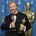 James Cameron clutches Oscars