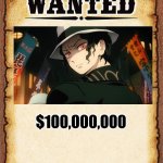 demon slayer | $100,000,000 | image tagged in wanted poster,demon slayer,anime meme,anime | made w/ Imgflip meme maker
