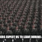 Lol it’s never the case tho. | HOW TEACHERS EXPECT US TO LEAVE DURING A FIRE DRILL | image tagged in gifs,memes,funny,funny memes,relatable | made w/ Imgflip video-to-gif maker