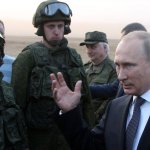 Emperor Putin and conquering soldiers