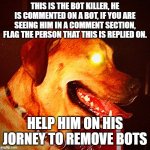 Bot killing dog meme