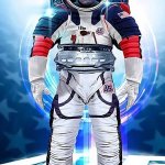Donald Trump card astronaut