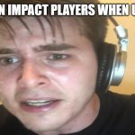Genshin Impact players goes brrrrrrrrrrrrr | GENSHIN IMPACT PLAYERS WHEN UPDATE : | image tagged in sweaty gamer,genshin impact,speedrun,gacha,memes,funny | made w/ Imgflip meme maker