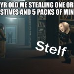 New meme hope u like | 5 YR OLD ME STEALING ONE OREO TWO DIGESTIVES AND 5 PACKS OF MINI COOKIES | image tagged in stealth | made w/ Imgflip meme maker