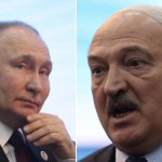 Putin and Lukashenko meme