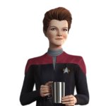 janeway with coffee