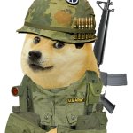 Vietnam war doge template