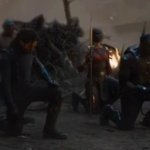 Avengers kneeling