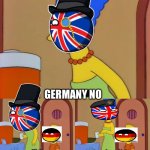 Germany No | GERMANY NO | image tagged in simpsons bart no,countryballs | made w/ Imgflip meme maker