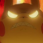 Enraged Pikachu template