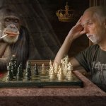 Monkey Winning at Chess