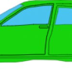 green car