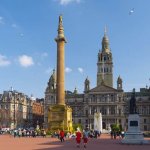 Glasgow town square