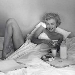 Marilyn Monroe breakfast