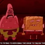 Meme 2 | STUDENTS TRYING TO REFUSING THE URGE TO TALK IN THE HALLS | image tagged in gifs,school,hallway,meme | made w/ Imgflip video-to-gif maker