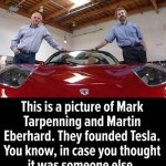 The real founders of Tesla meme