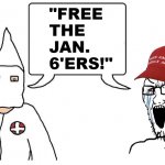 KKK MAGA Free the Jan. 6'ers
