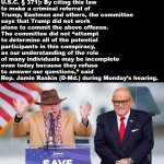 Jan. 6 Committee conspiracy to defraud the United States meme