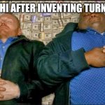 Apparently it's very popular at the moment. | DOMEE SHI AFTER INVENTING TURNING RED: | image tagged in breaking bad money nap | made w/ Imgflip meme maker