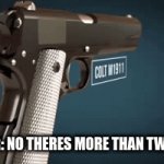 100% guarantied successes! | TIKTOKER: NO THERES MORE THAN TWO GENDE- | image tagged in gifs,gun,gun gif,based,based gun,no tiktok | made w/ Imgflip video-to-gif maker