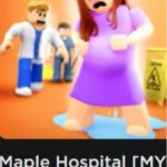 Maple hospital Speech bubble