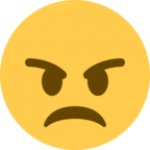 Angry emoji