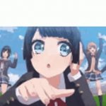 anime girls stay mad origin GIF Template