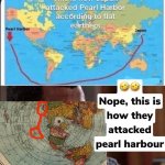 Flat earth Pearl Harbor meme