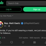 Matt Gaetz on Gab