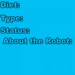 Robot Species Guide meme