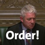 John Bercow Order meme