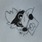 Ralsei drawing something