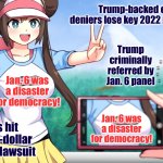 Jan. 6 was a disaster for democracy meme
