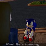 Sonic discovering an X