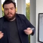 guy with whiteboard exlplain GIF Template