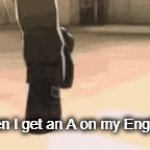 q | Me when I get an A on my English test | image tagged in gifs,persona 4 | made w/ Imgflip video-to-gif maker