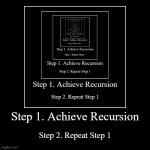 Achieve recursion