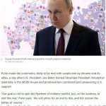 Vladimir Putin slips and calls Ukraine invasion a war magnified