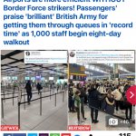 UK border force strikes