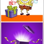 Spongebob present gift