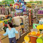 Lady in dollar tree