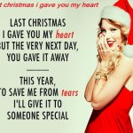 Last Christmas Taylor Swift