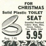 Toilet seat for Christmas